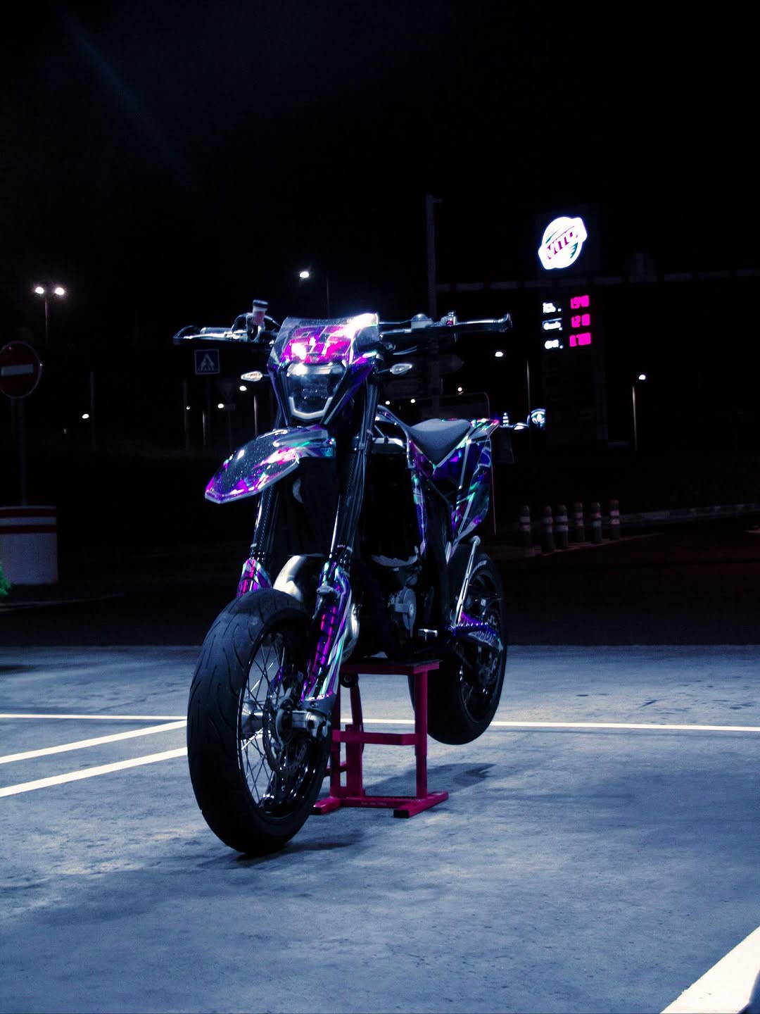 Kit déco moto enduro vert