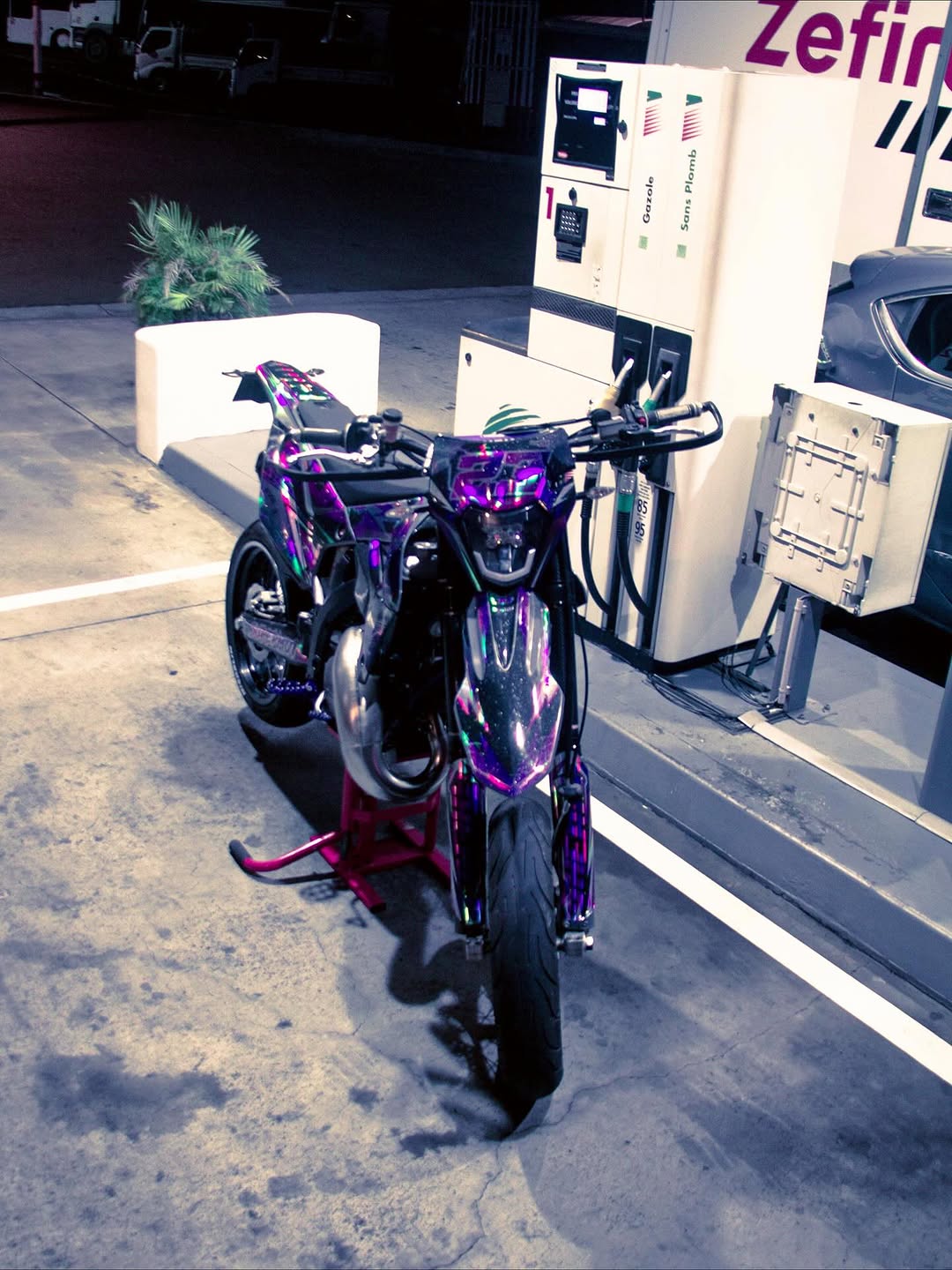 Kit déco moto custom multicolor